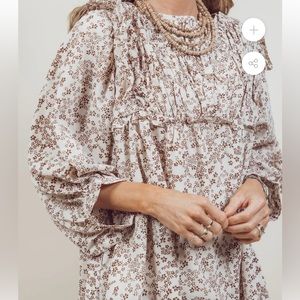 Beautiful Ruffle Smocked Blouse - NWT
